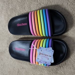 NWT Skechers Prism Magic Sunny Slides Sandals